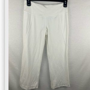 Lululemon Cropped Leggings White Size 6